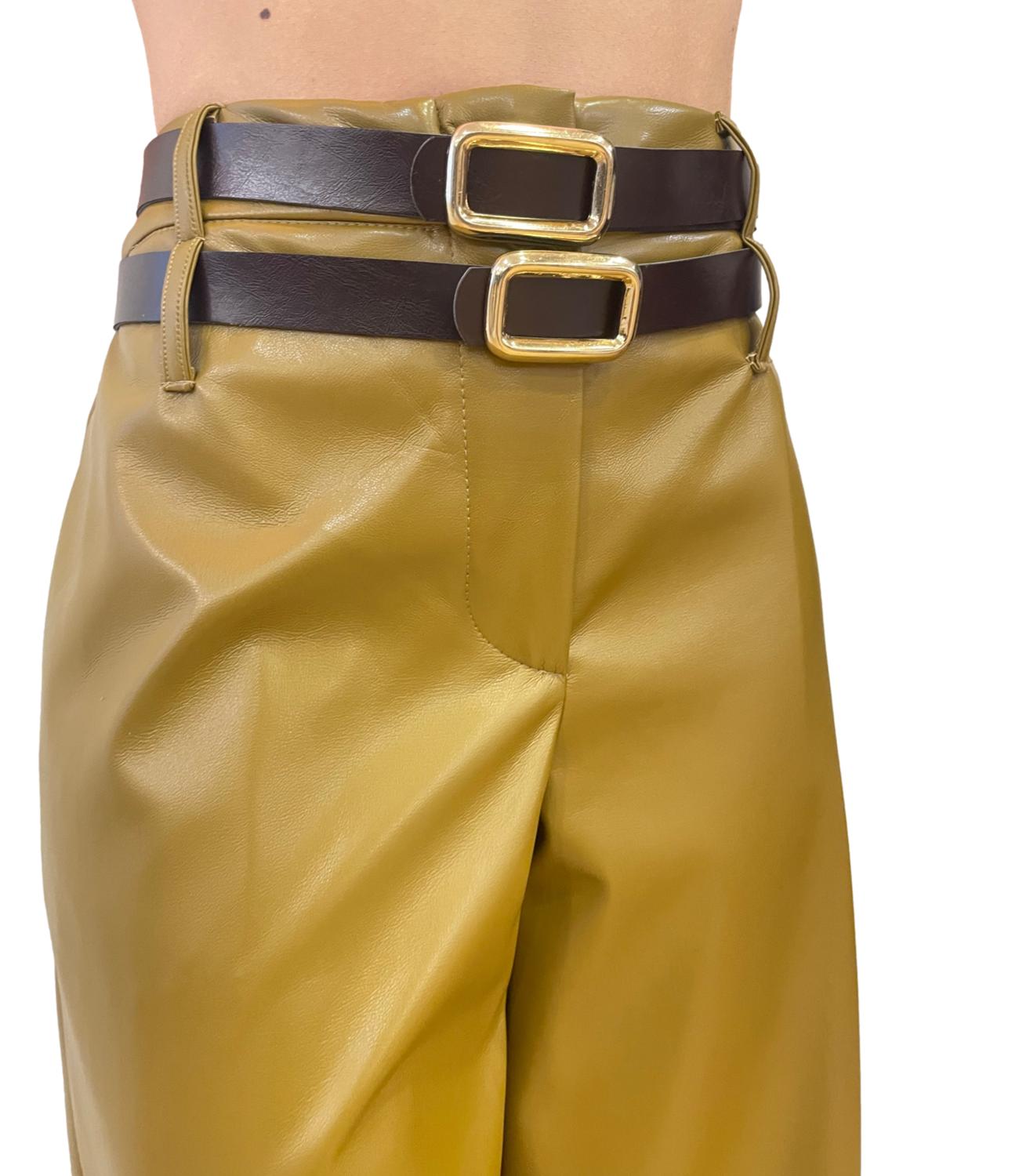 Have One Pantalone Ecopelle Wiskey Donna