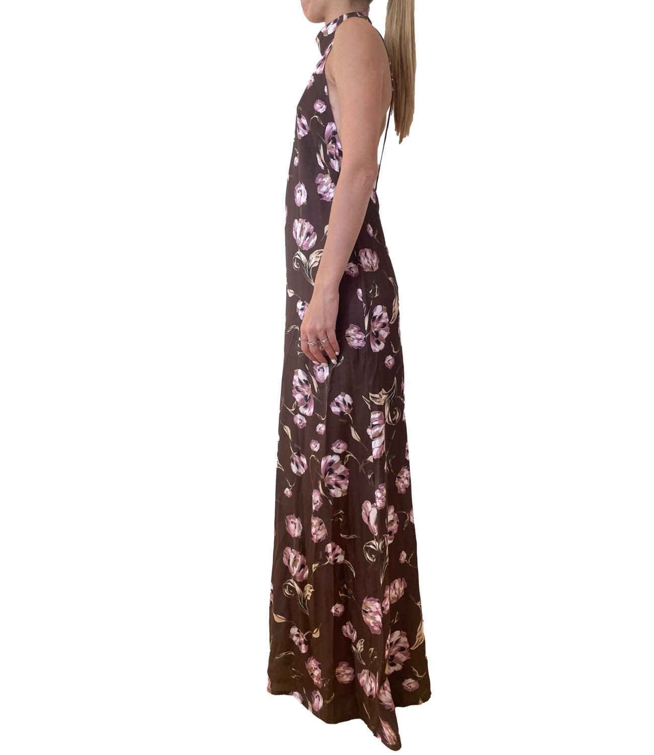 Imperial Abito Fantasia Cioccolato/Rosa Donna