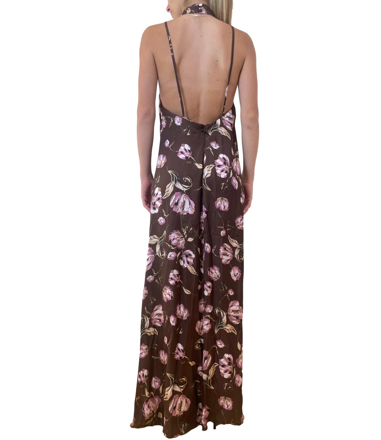 Imperial Abito Fantasia Cioccolato/Rosa Donna