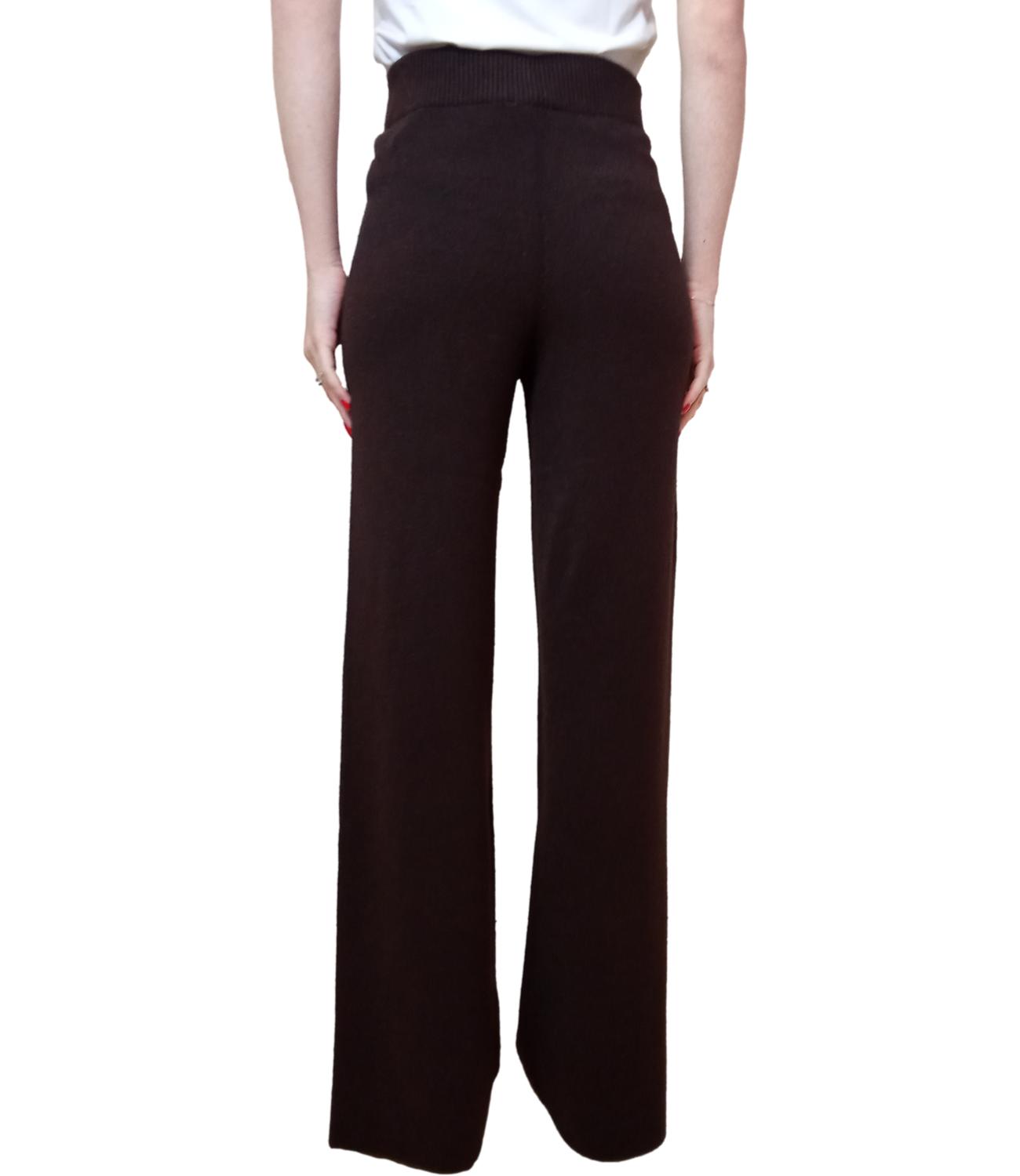 Kontatto Pantalone Morbido Mogano Donna