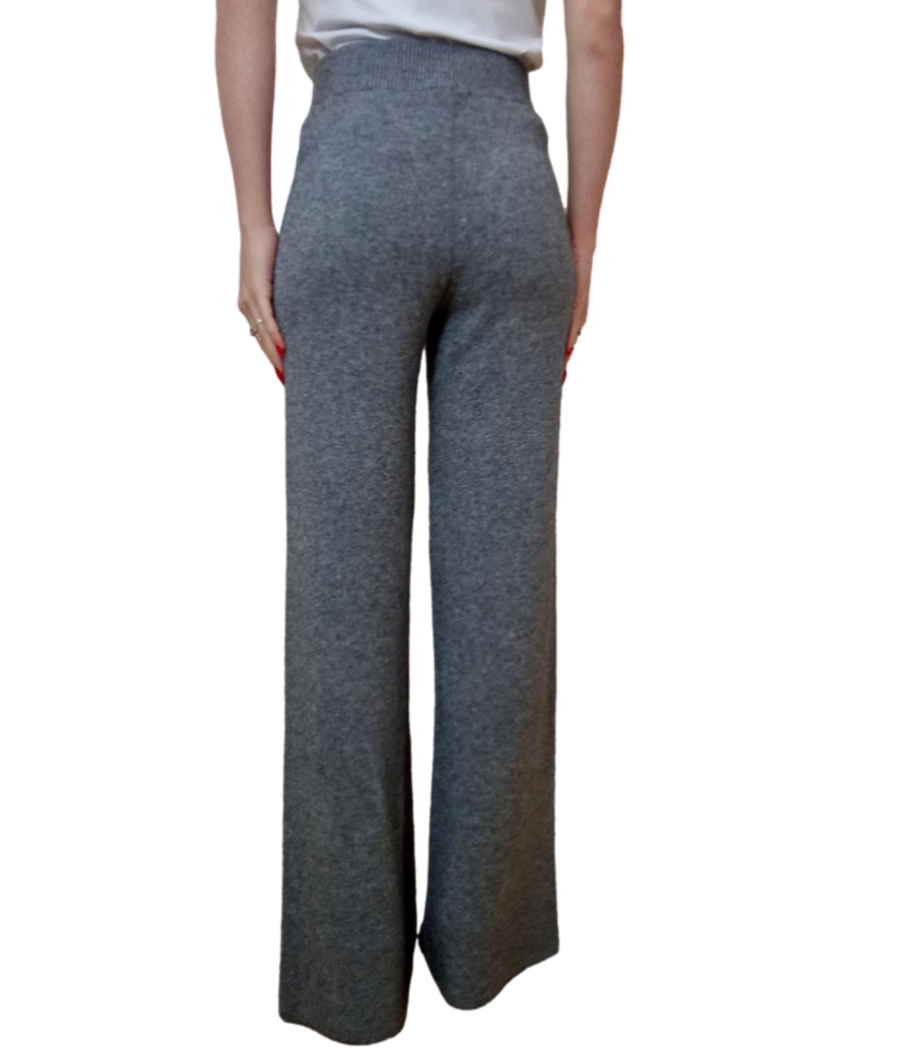 Kontatto Pantalone Morbido Grigio Medio Donna
