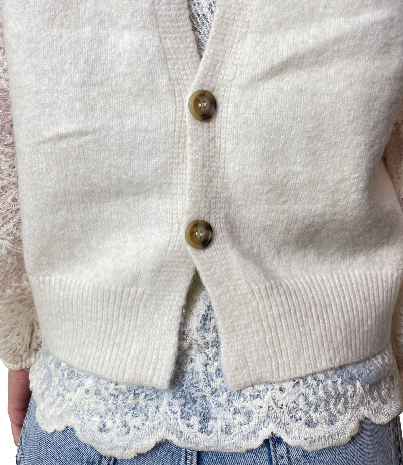 Kontatto Maglia C/Camicia Beige Donna