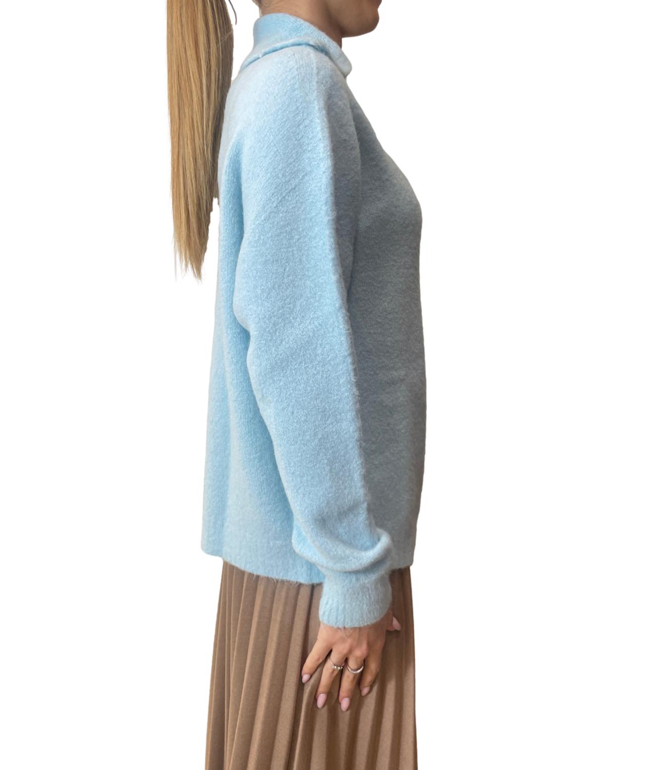 Kontatto Maglia Derby Azzurro Donna