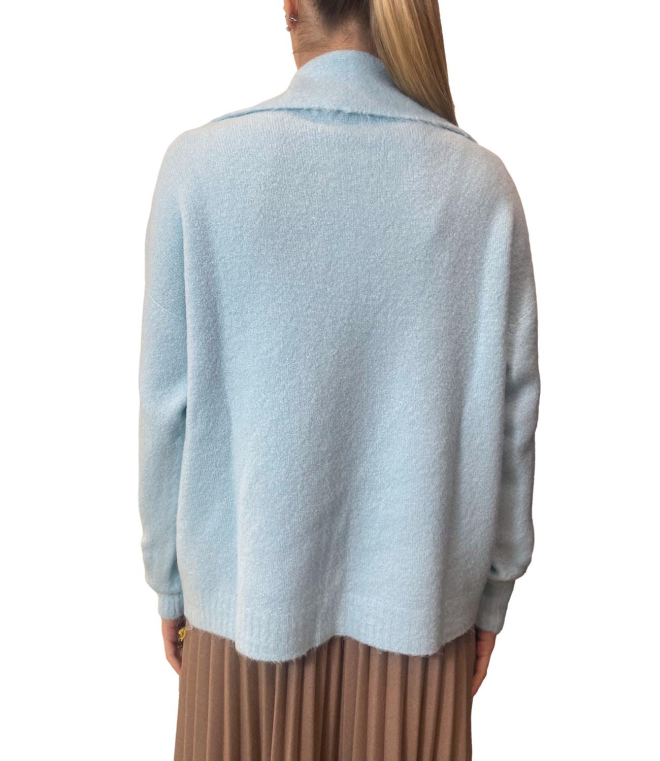 Kontatto Maglia Derby Azzurro Donna