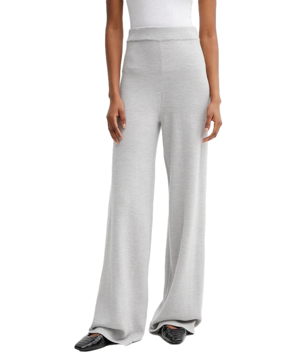 MM Pantalone Hamburg Grigio Chiaro Melange Donna