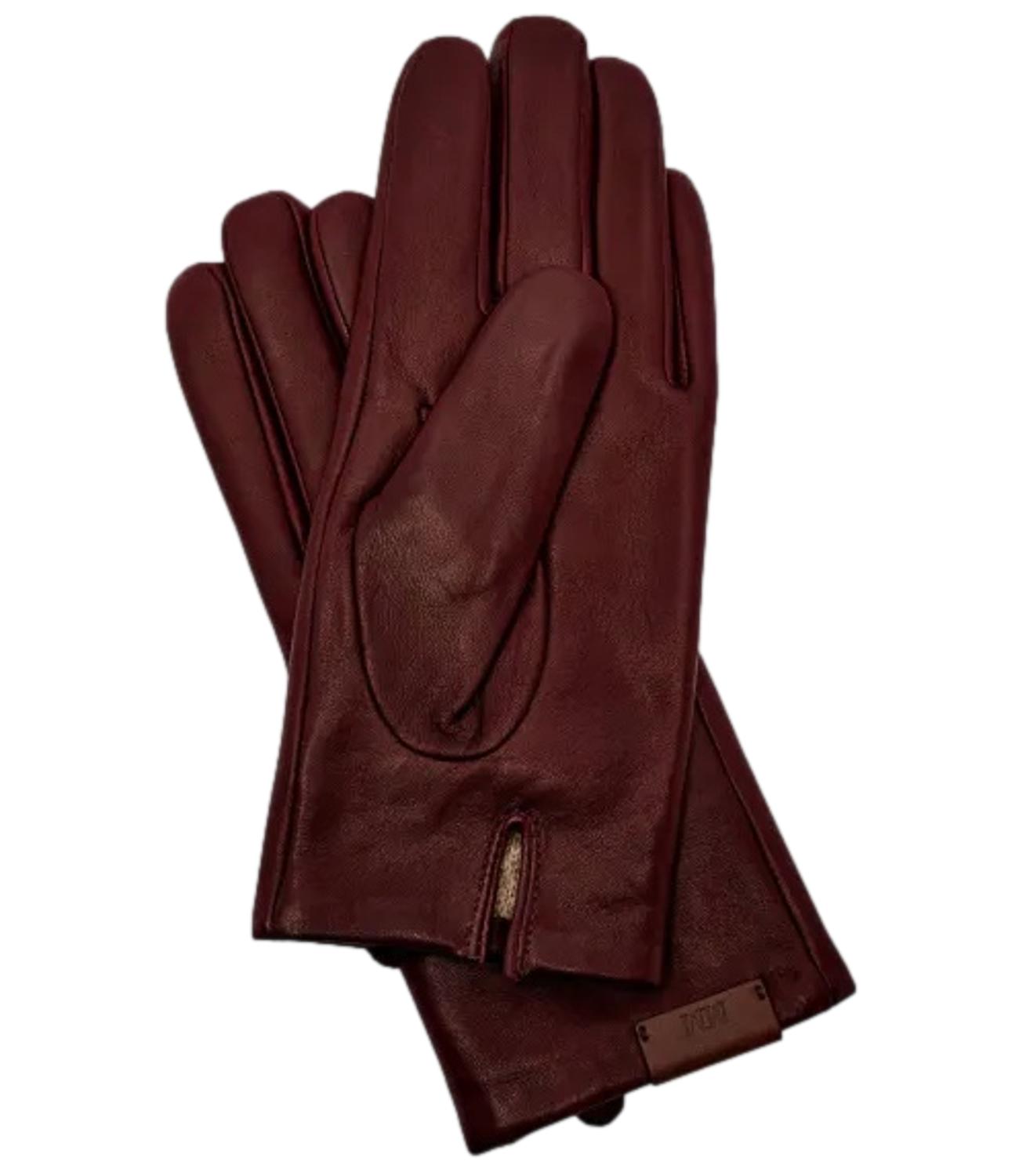 MM guanti Lemma marrone donna