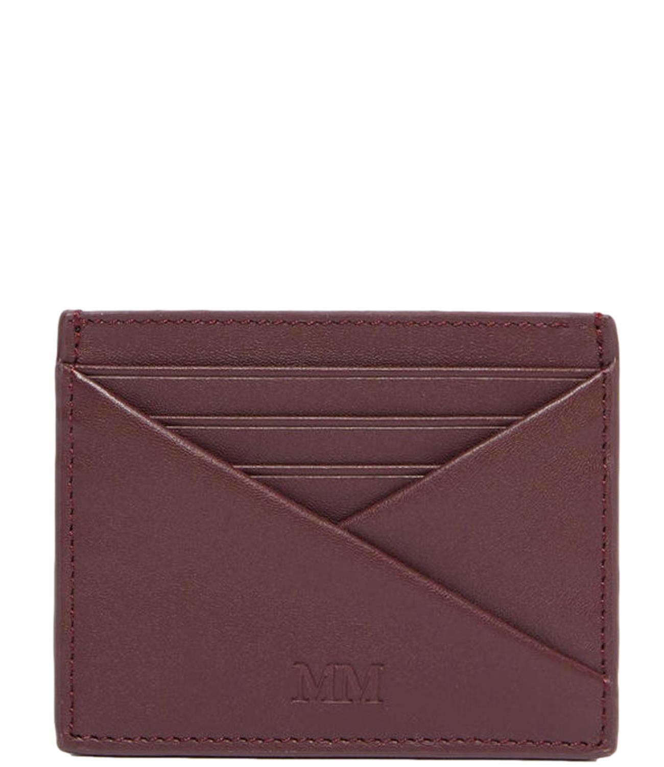 MM Portafoglio Borbone Pelle Bordeaux Donna