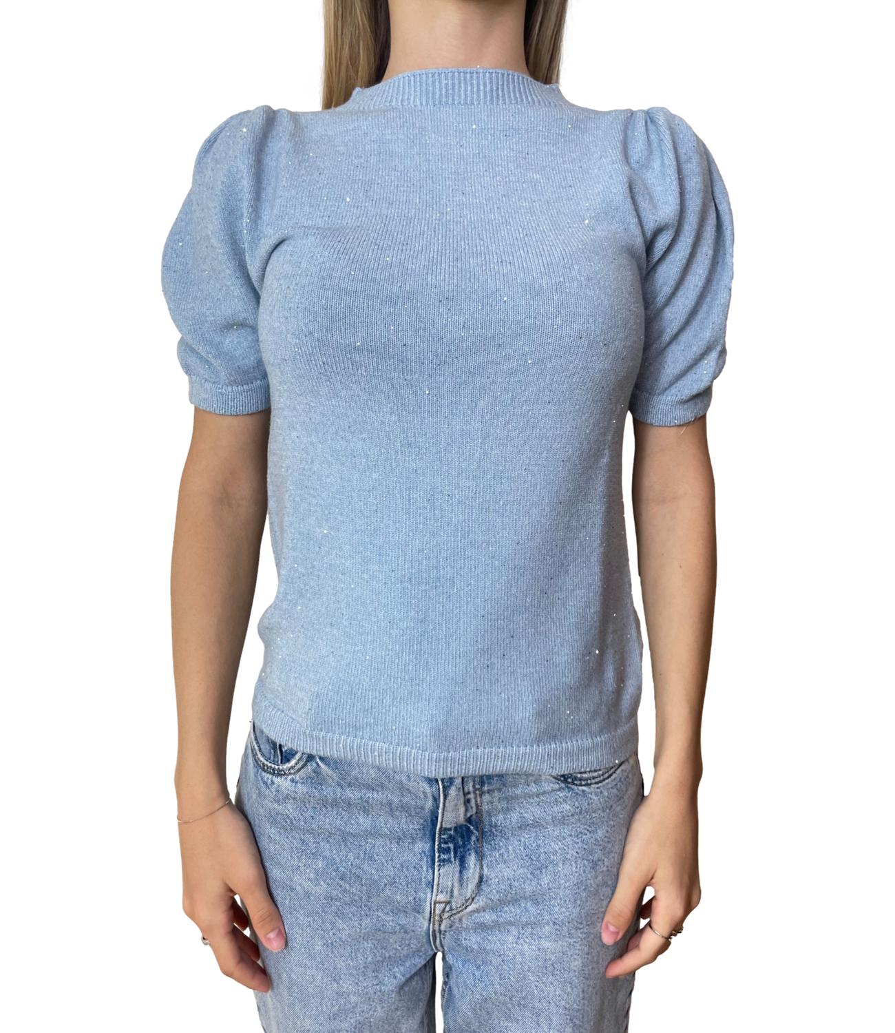 Motel Maglia Celeste Donna