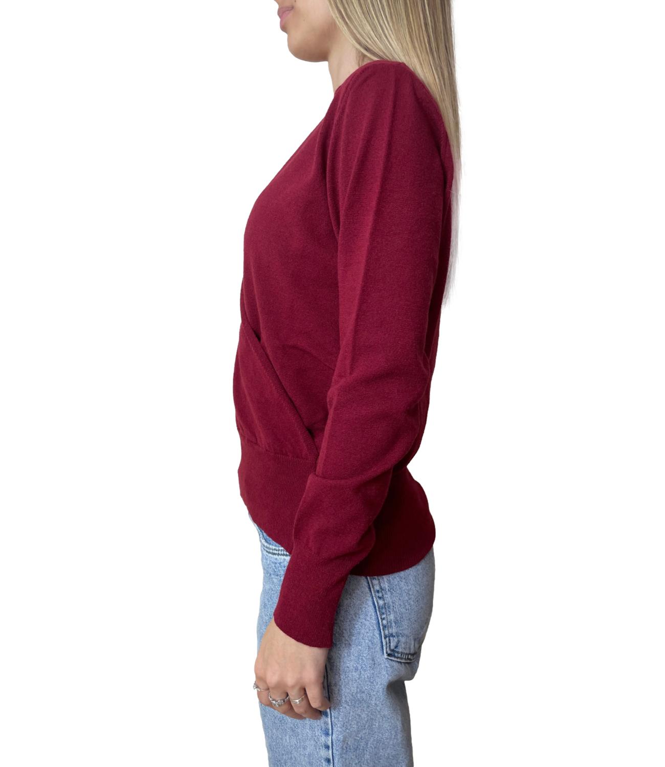 Motel Maglia Cut-out Bordeaux Donna