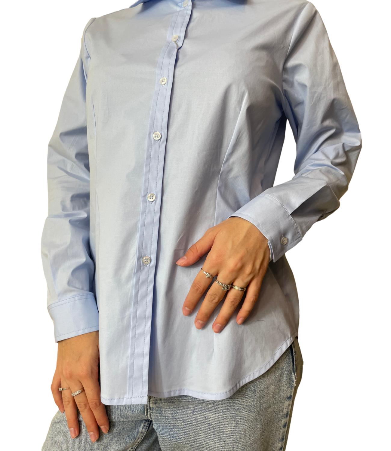 Motel Camicia Oxford Cielo Donna