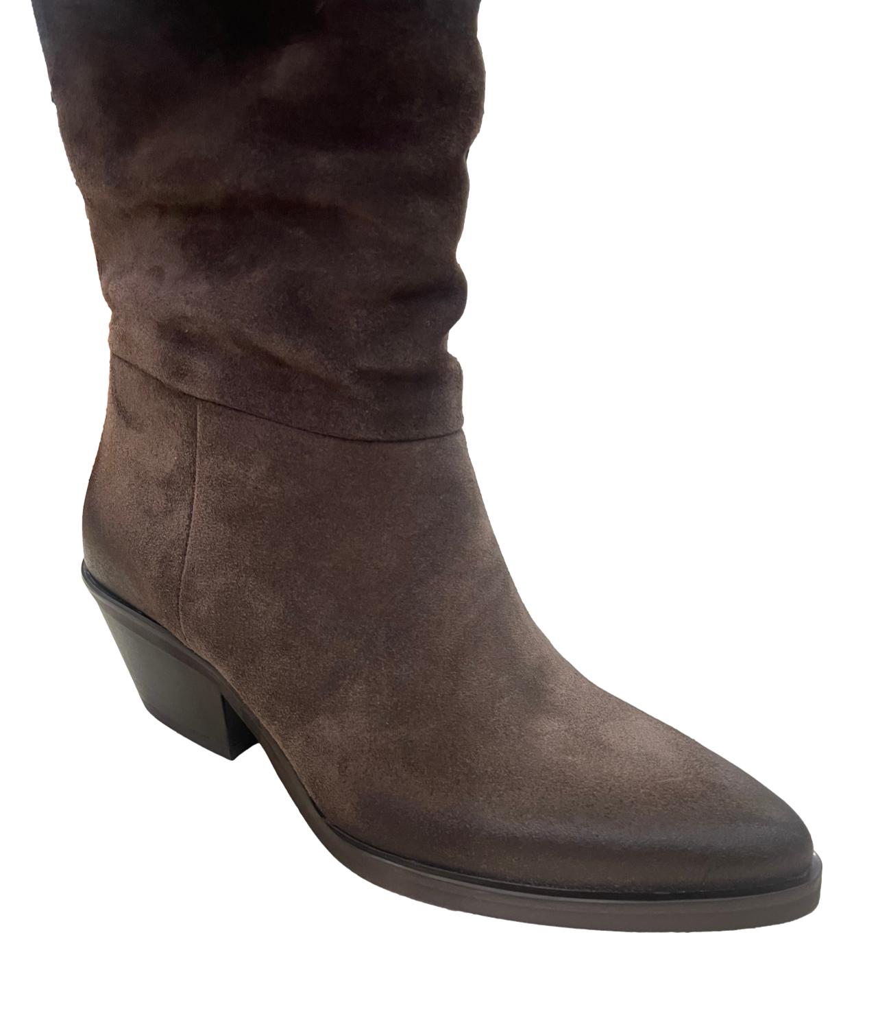 Ovyè Stivali Camoscio Moro Donna