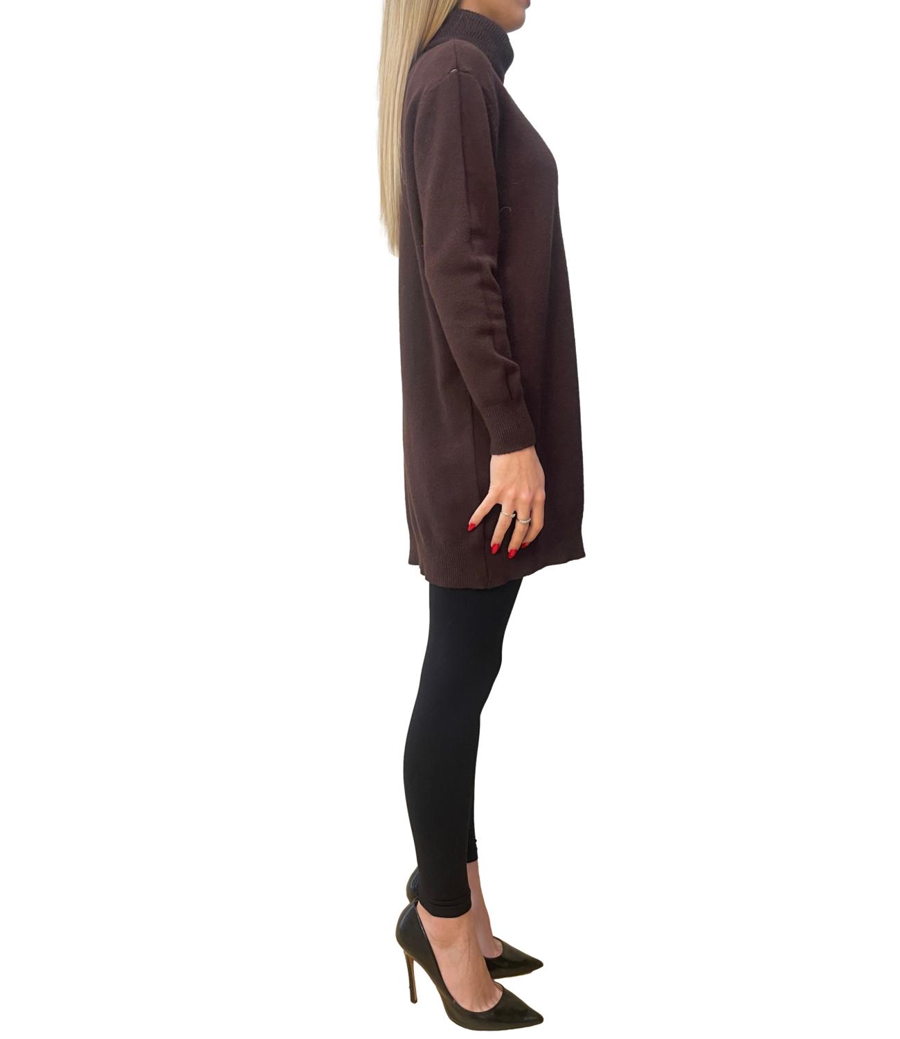 Studio it abito collo alto moro donna