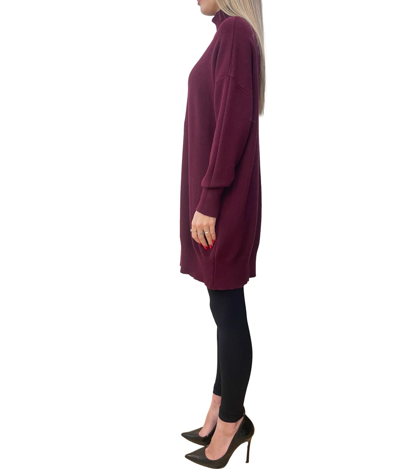 Studio It abito collo alto vino donna