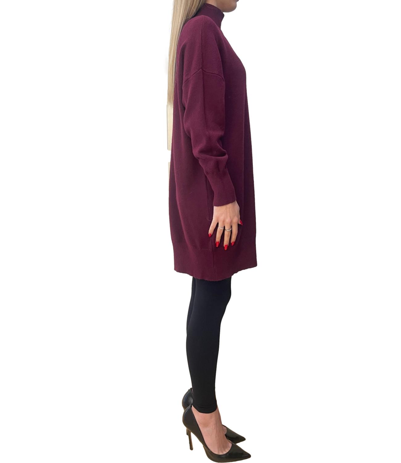 Studio It abito collo alto vino donna