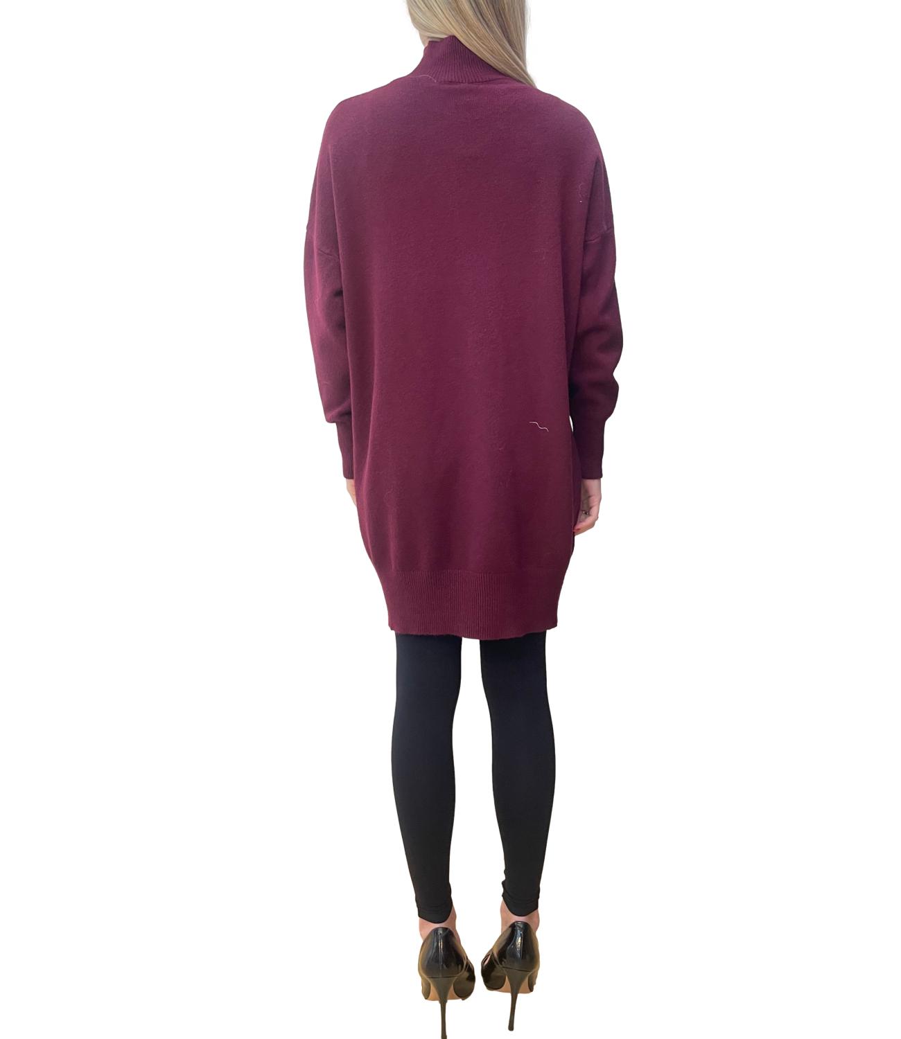 Studio It abito collo alto vino donna