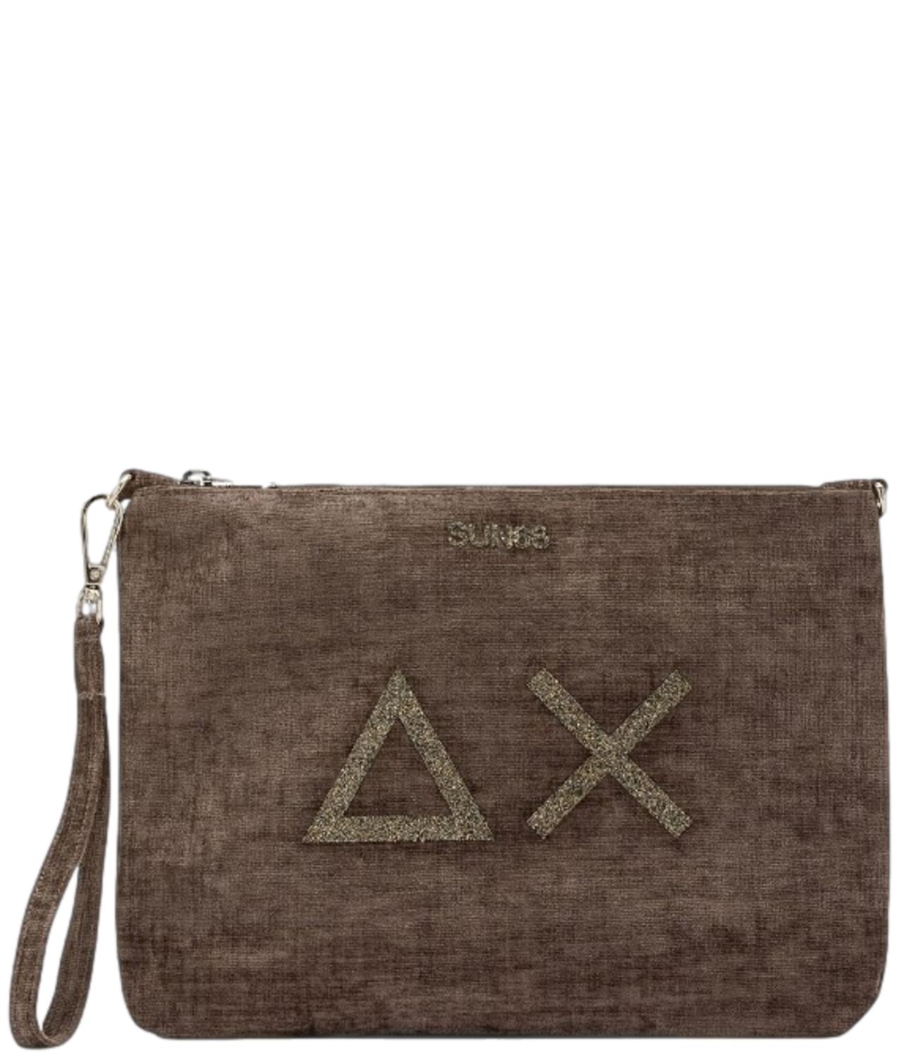 Sun68 Pochette Velvet Fango Donna