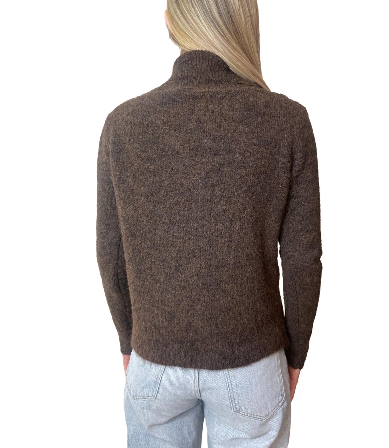 Susy Mix maglia raglan cuori moro donna