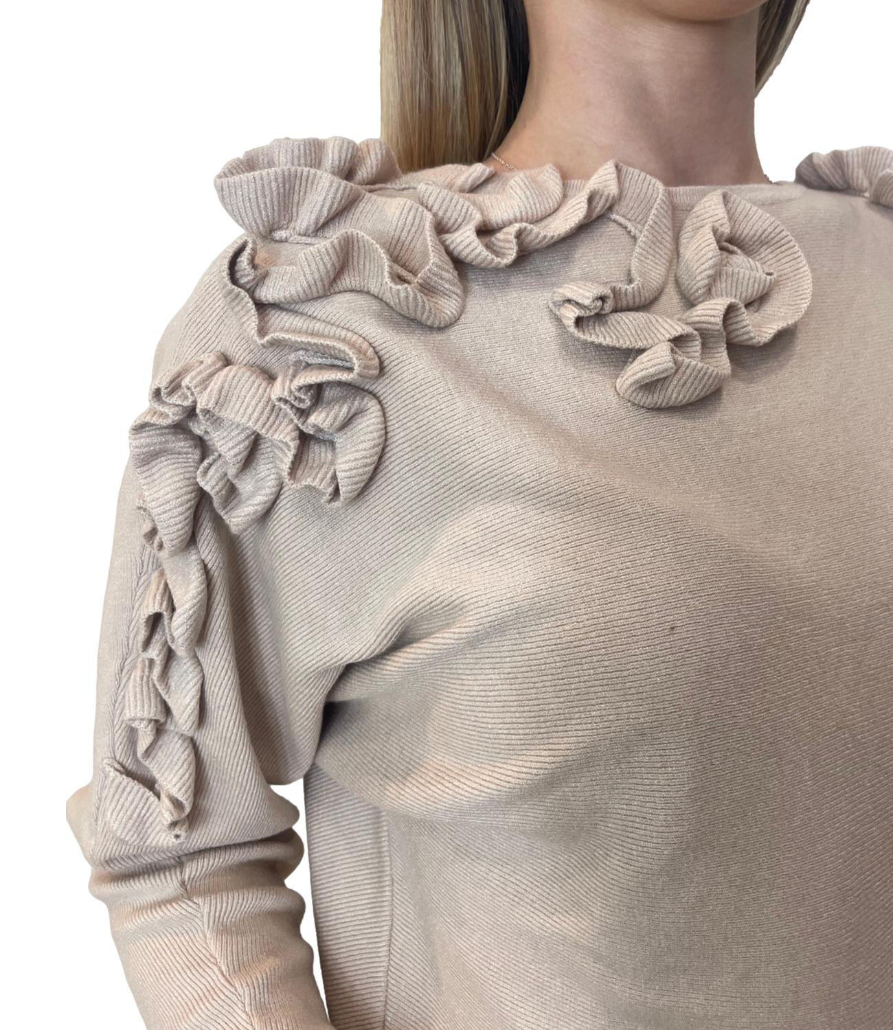 Susy Mix Maglia Beige Donna