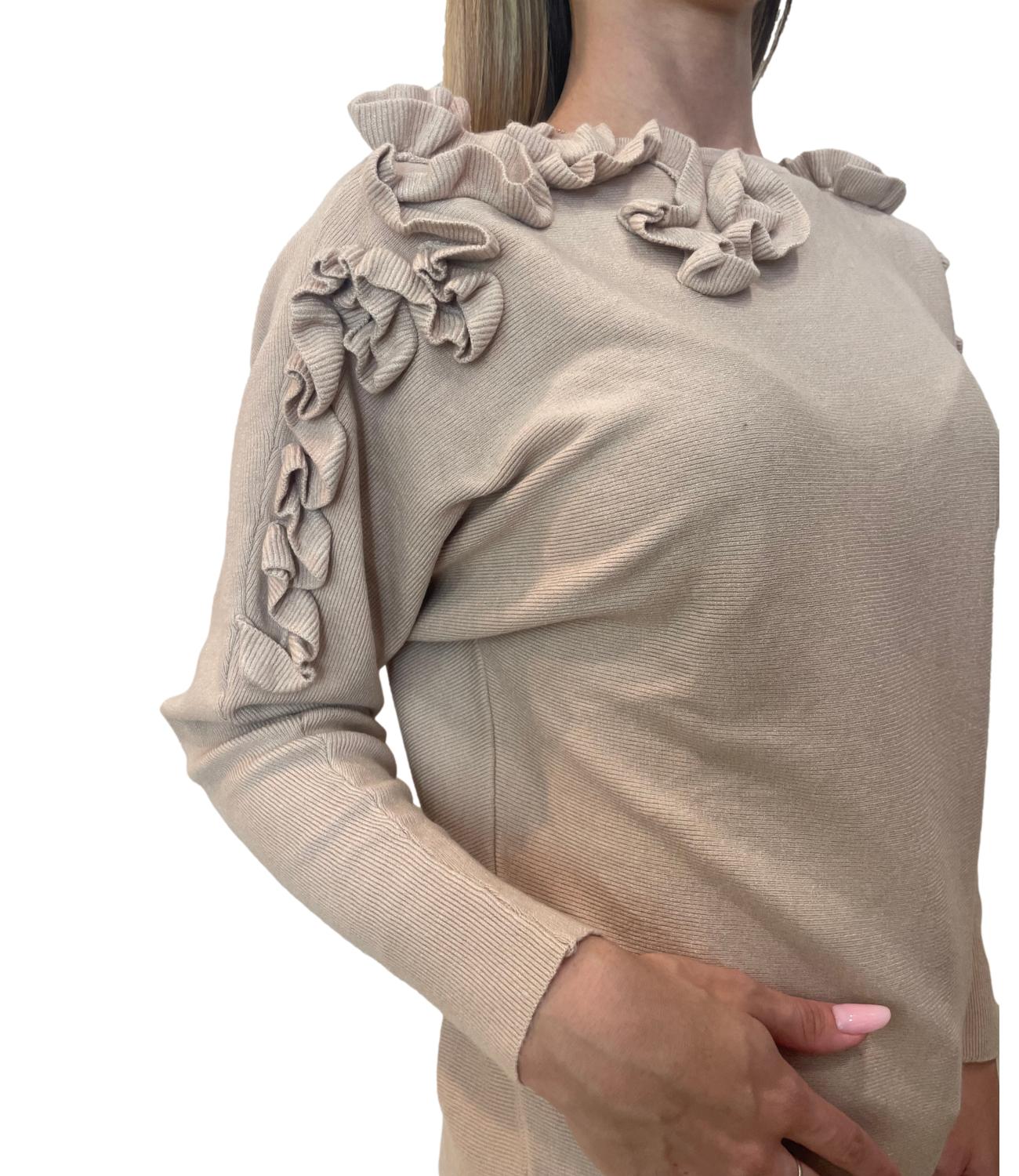 Susy Mix Maglia Beige Donna