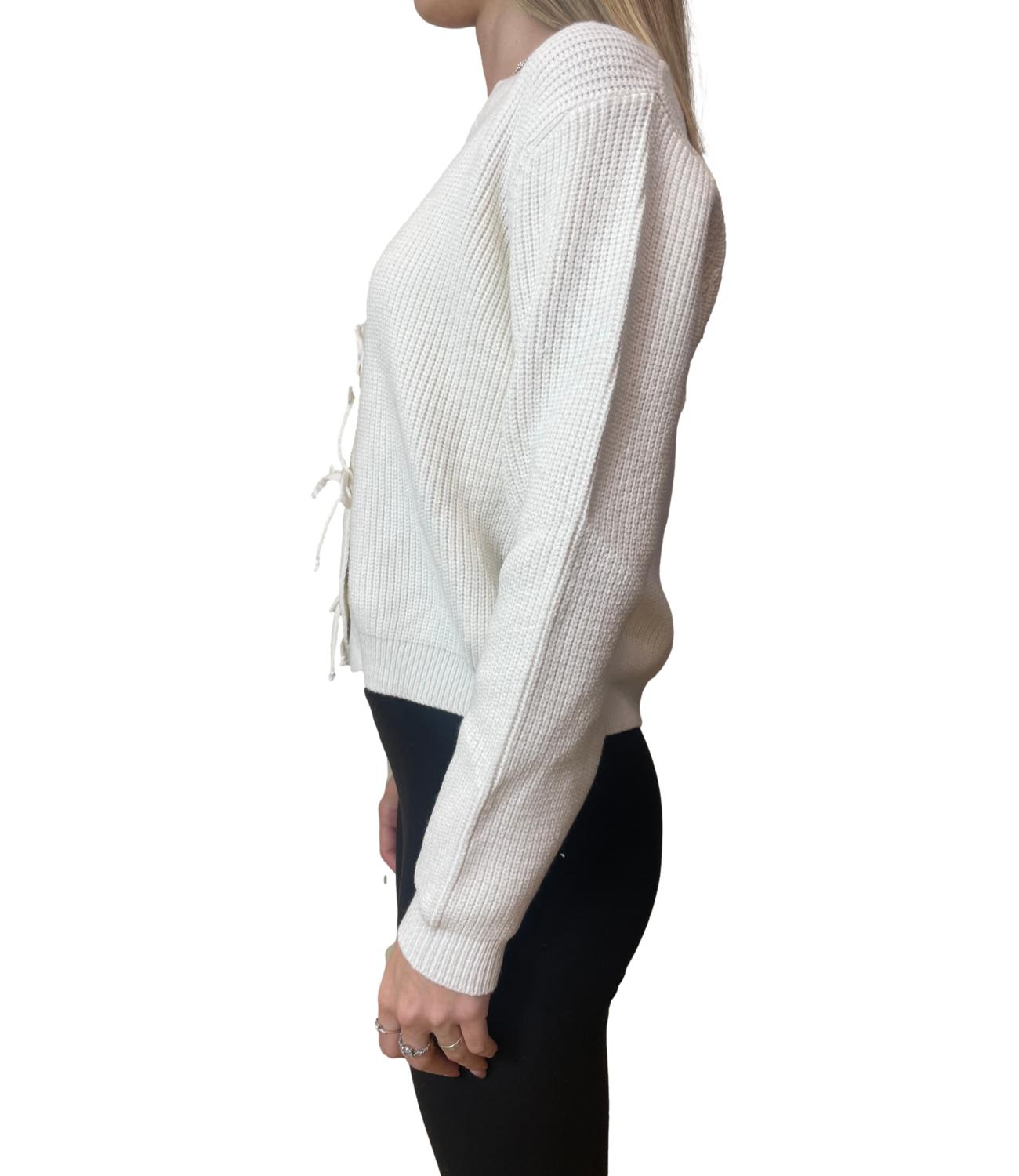 Susy Mix Giacchina c/fiocchi Crema Donna