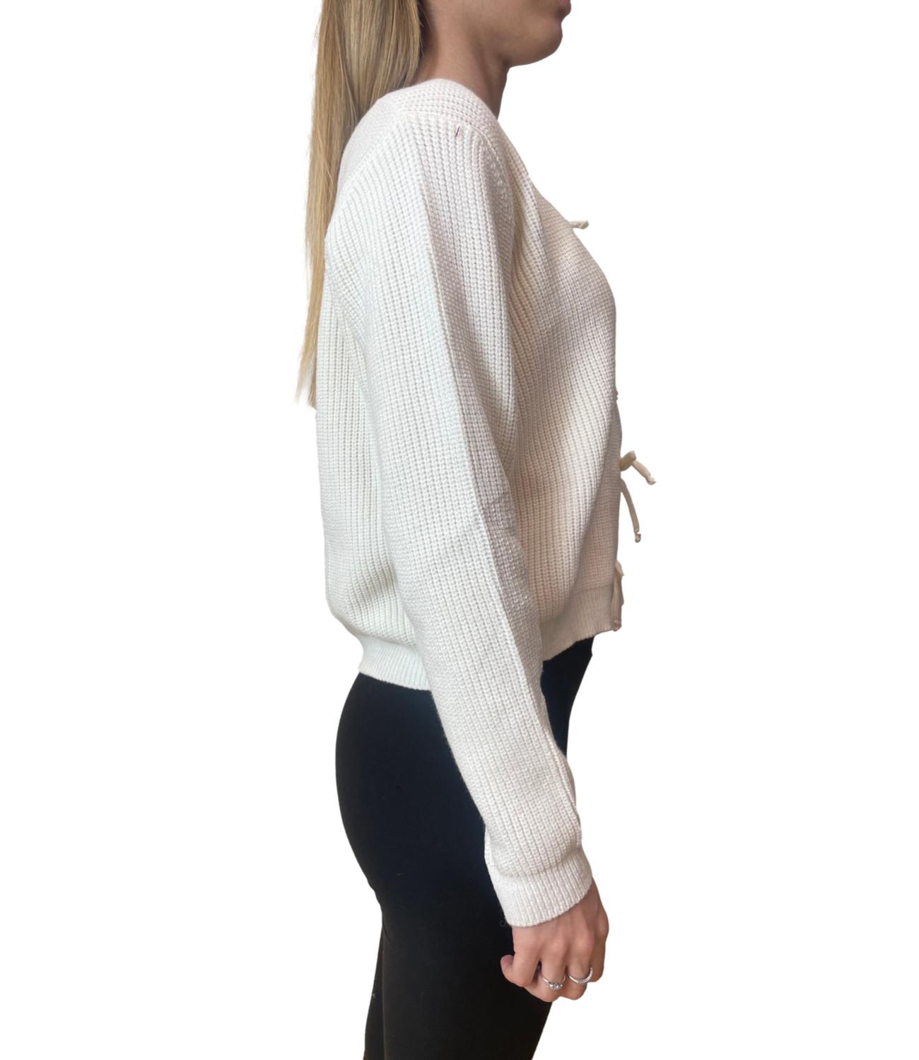 Susy Mix Giacchina c/fiocchi Crema Donna
