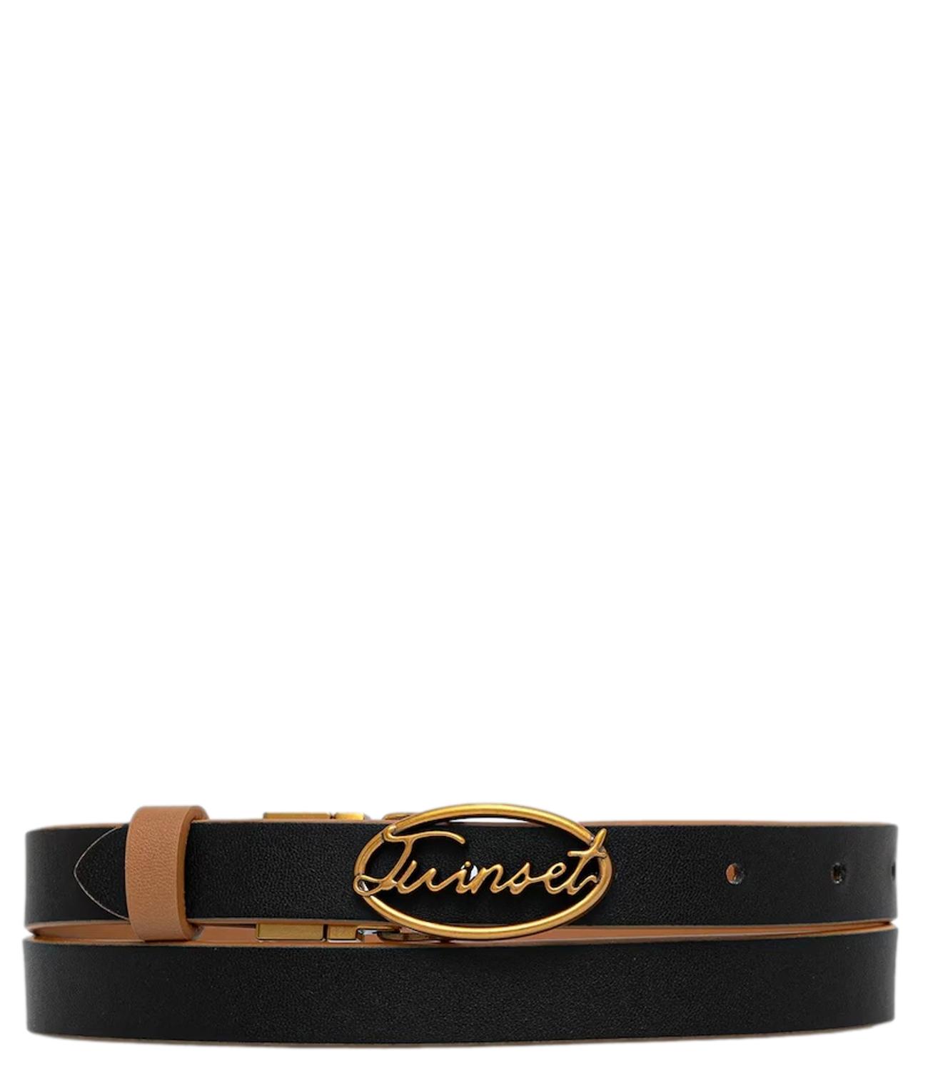 Twinset cintura reversibile vino donna