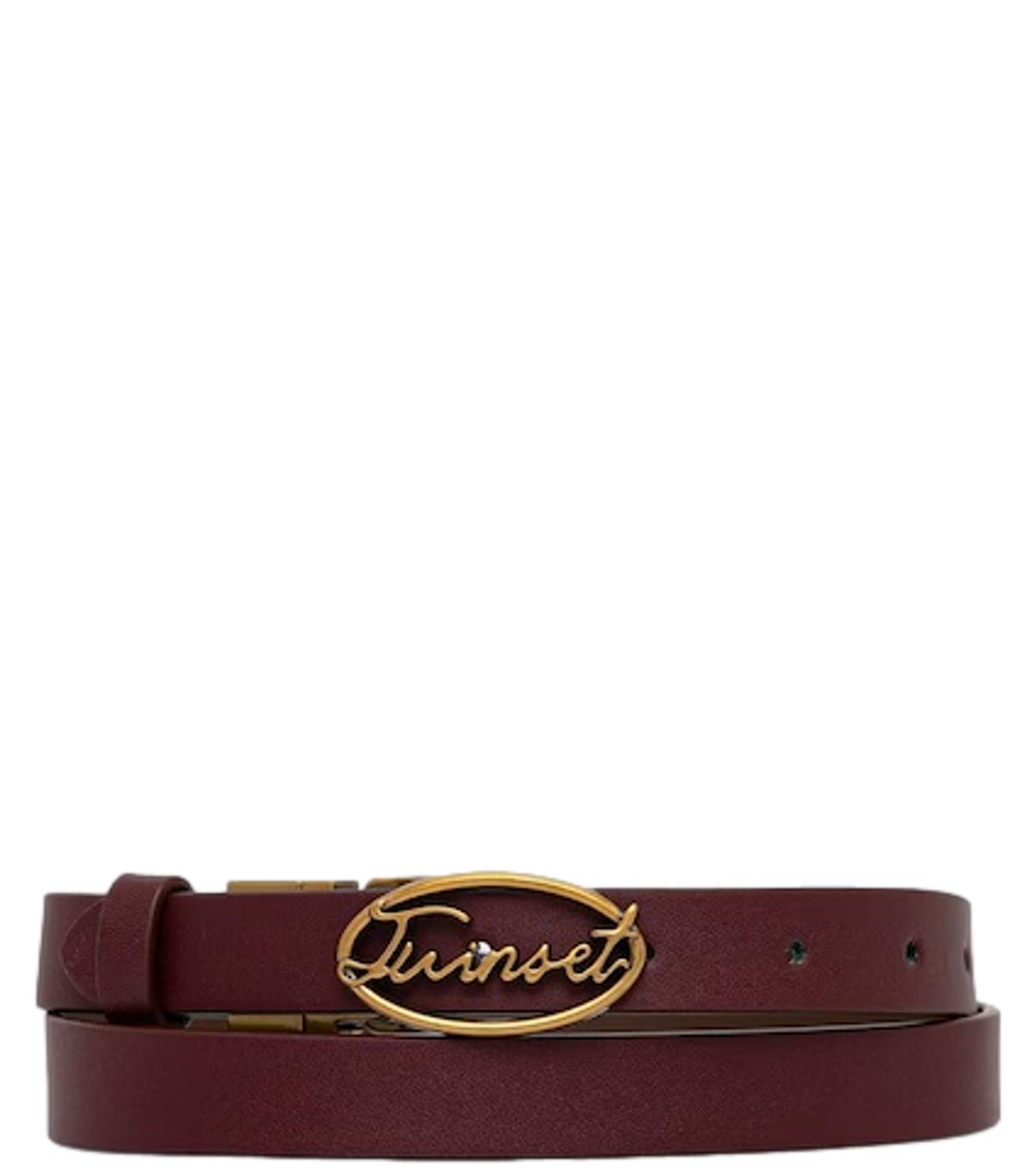 Twinset cintura reversibile vino donna