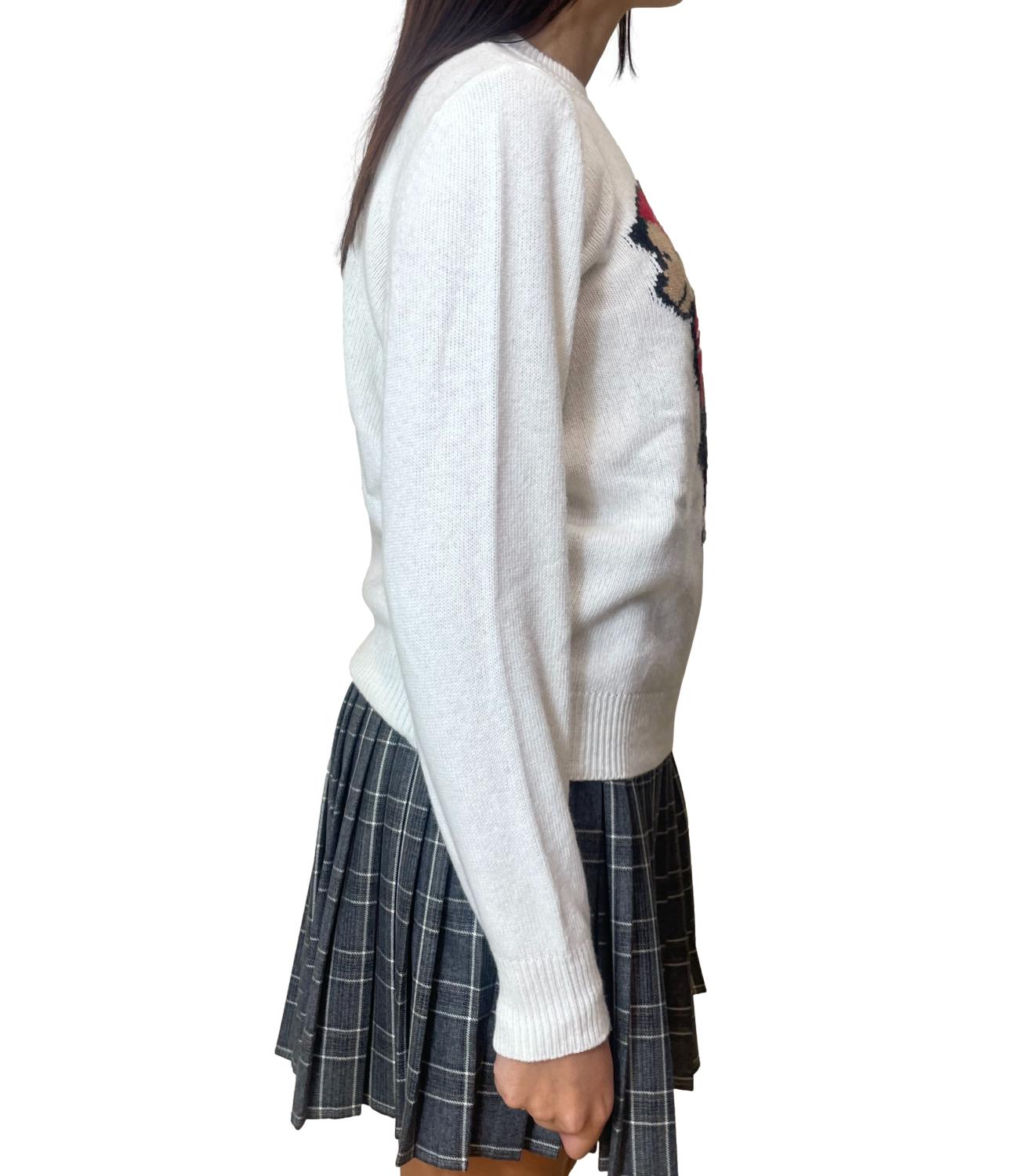VICOLO maglia bianca donna