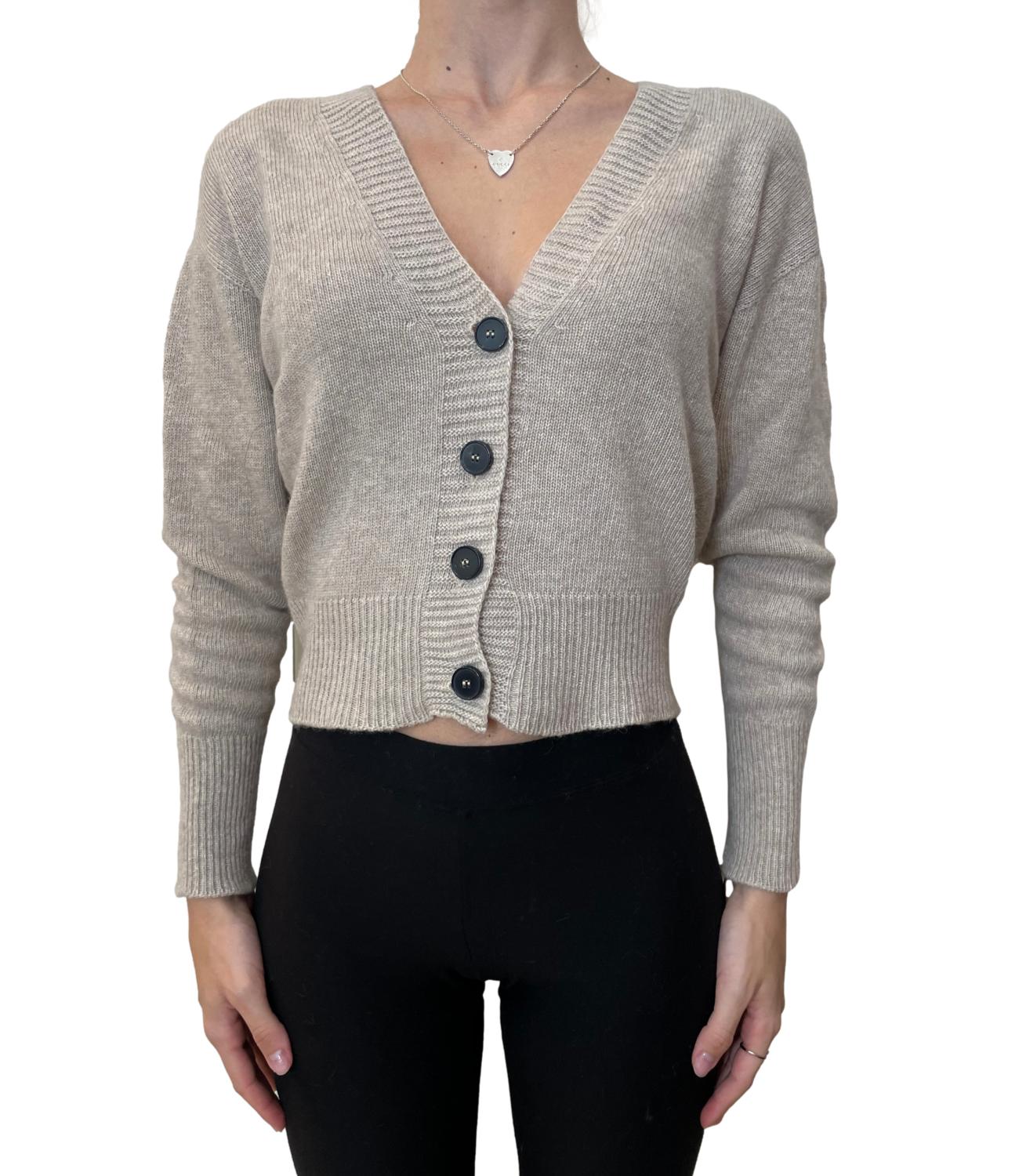 Motel Maglia Cut-out Nera Donna