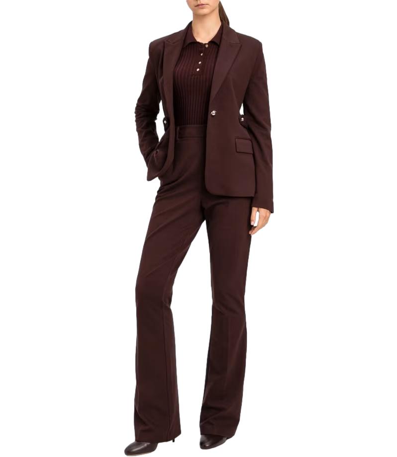 Actitude Twinset Giacca Chocolate Plum da Donna