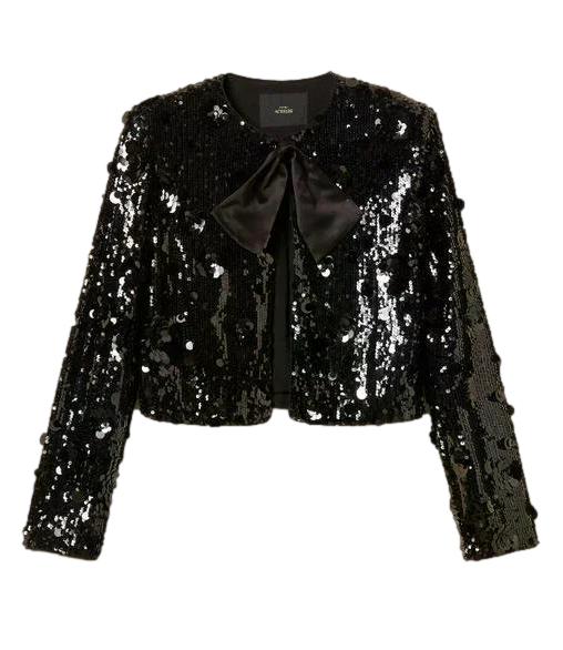 Actitude Twinset Giacca Nero da Donna
