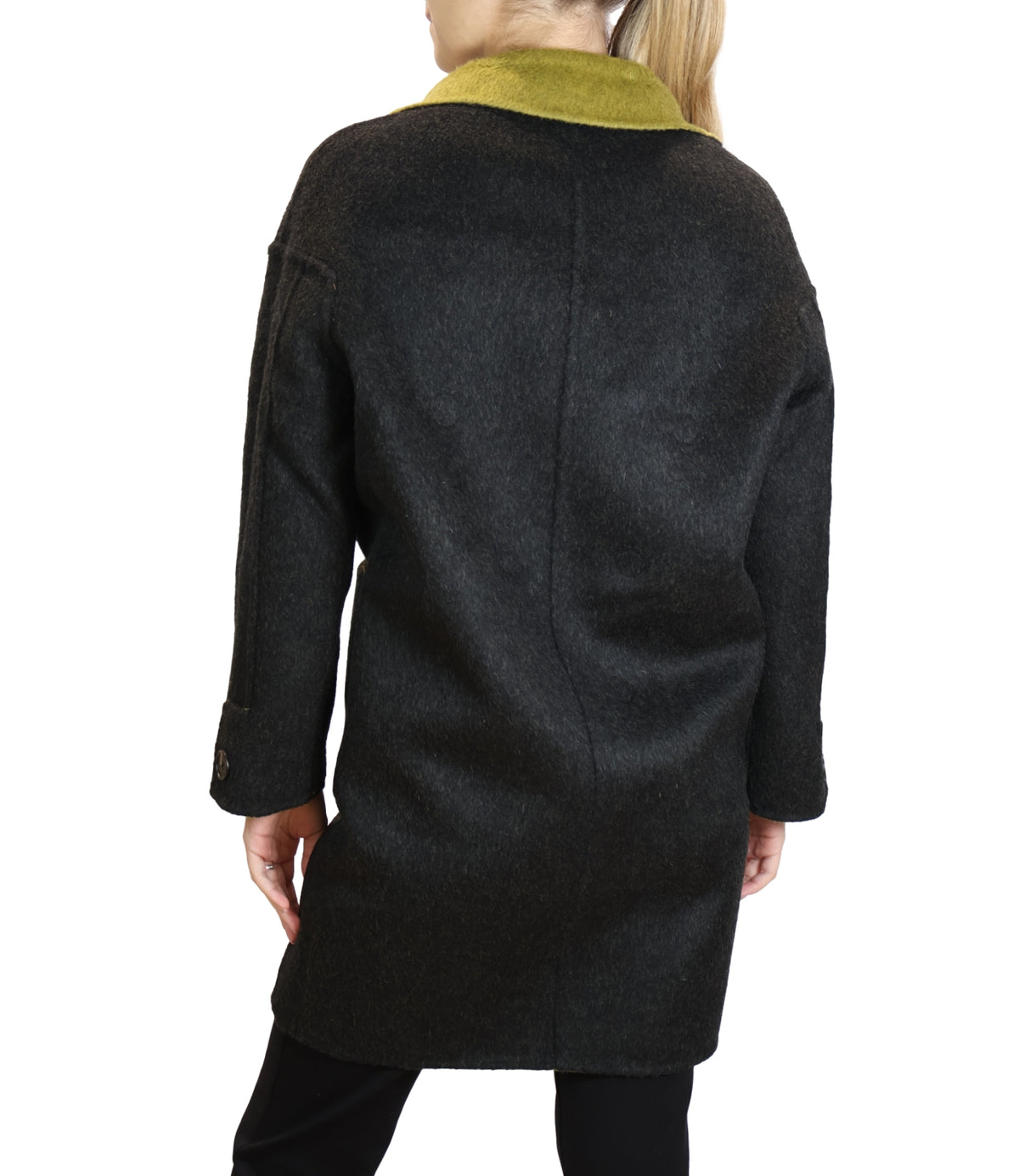 Alexs Bravo Cappotto Green/grey da Donna