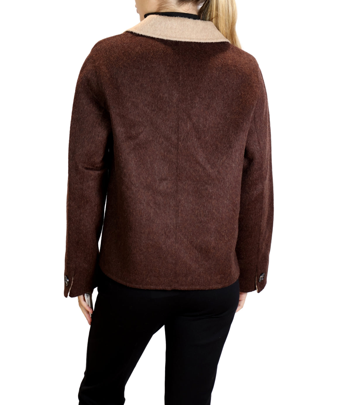 Alexs Bravo Blazer Chocolate/cream da Donna