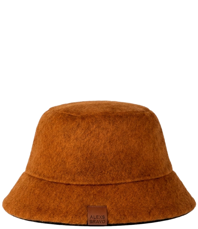 Alexs Bravo Cappello Orange/chocolate da Donna