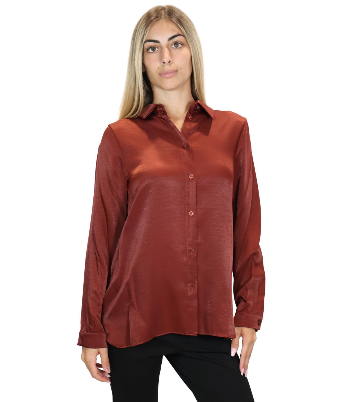 Dixie Camicia Rosso India da Donna