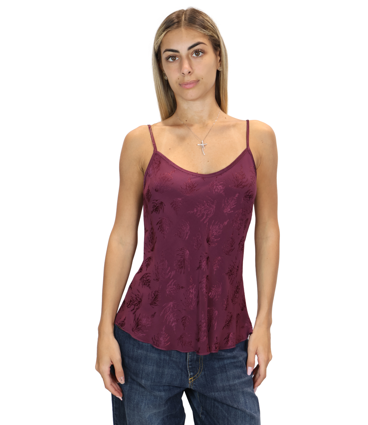 Dixie Top Melanzana da Donna