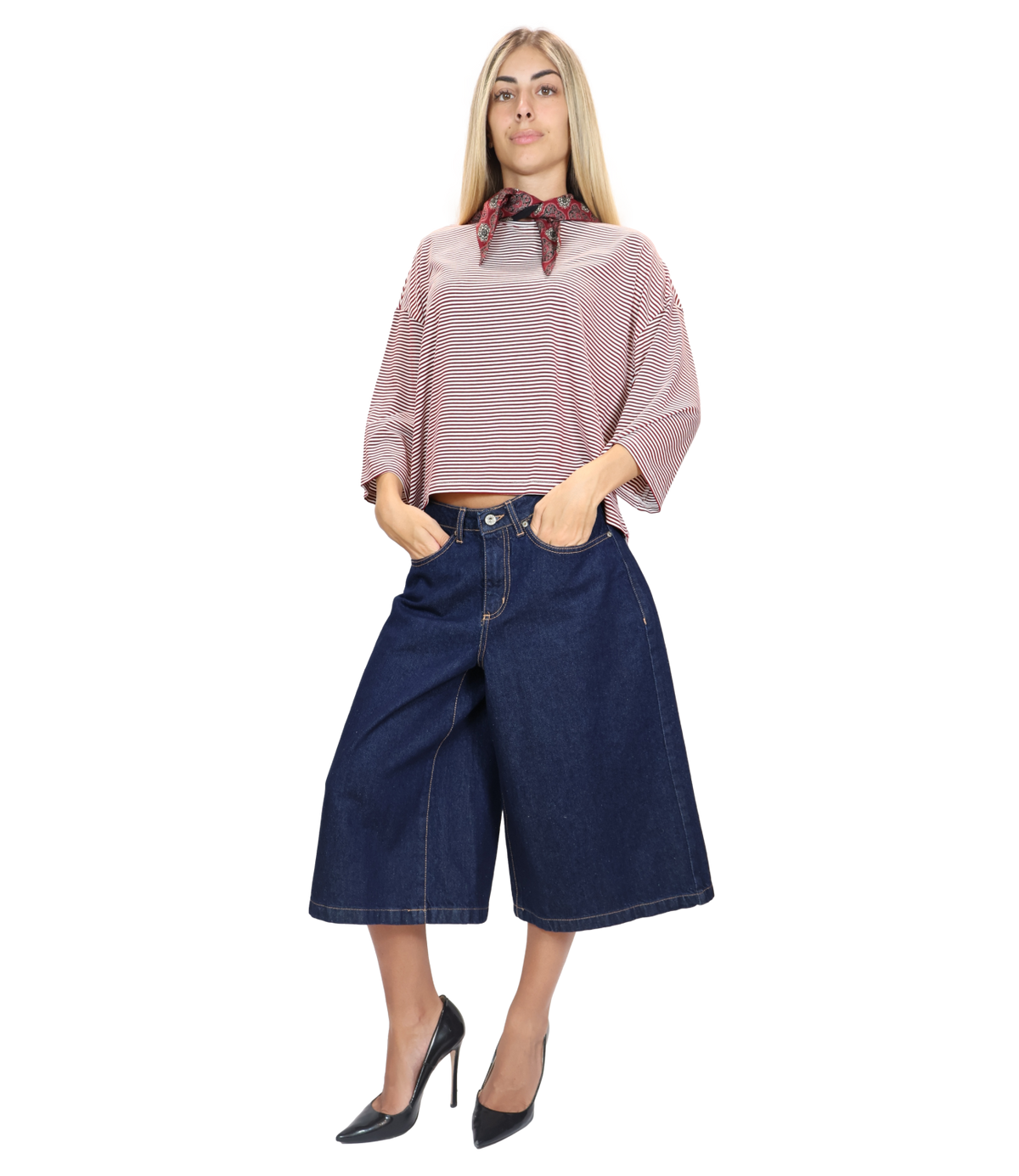 Dixie T-Shirt Bordeaux da Donna
