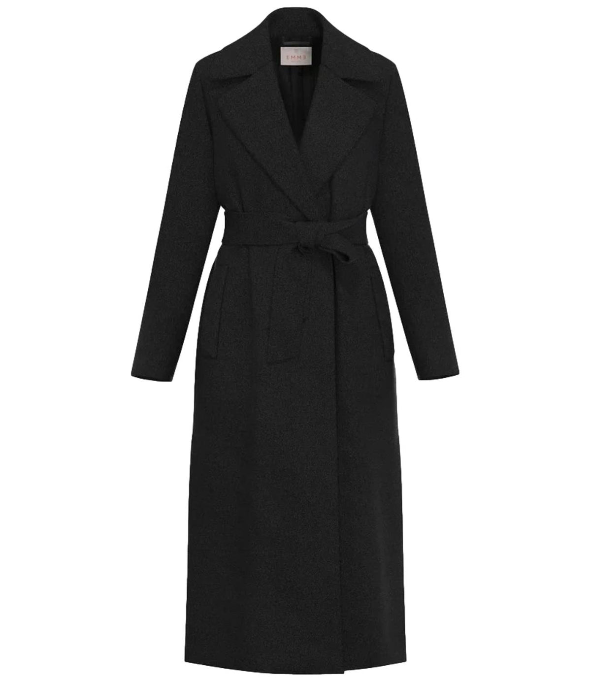 Emme Marella Cappotto Nero da Donna