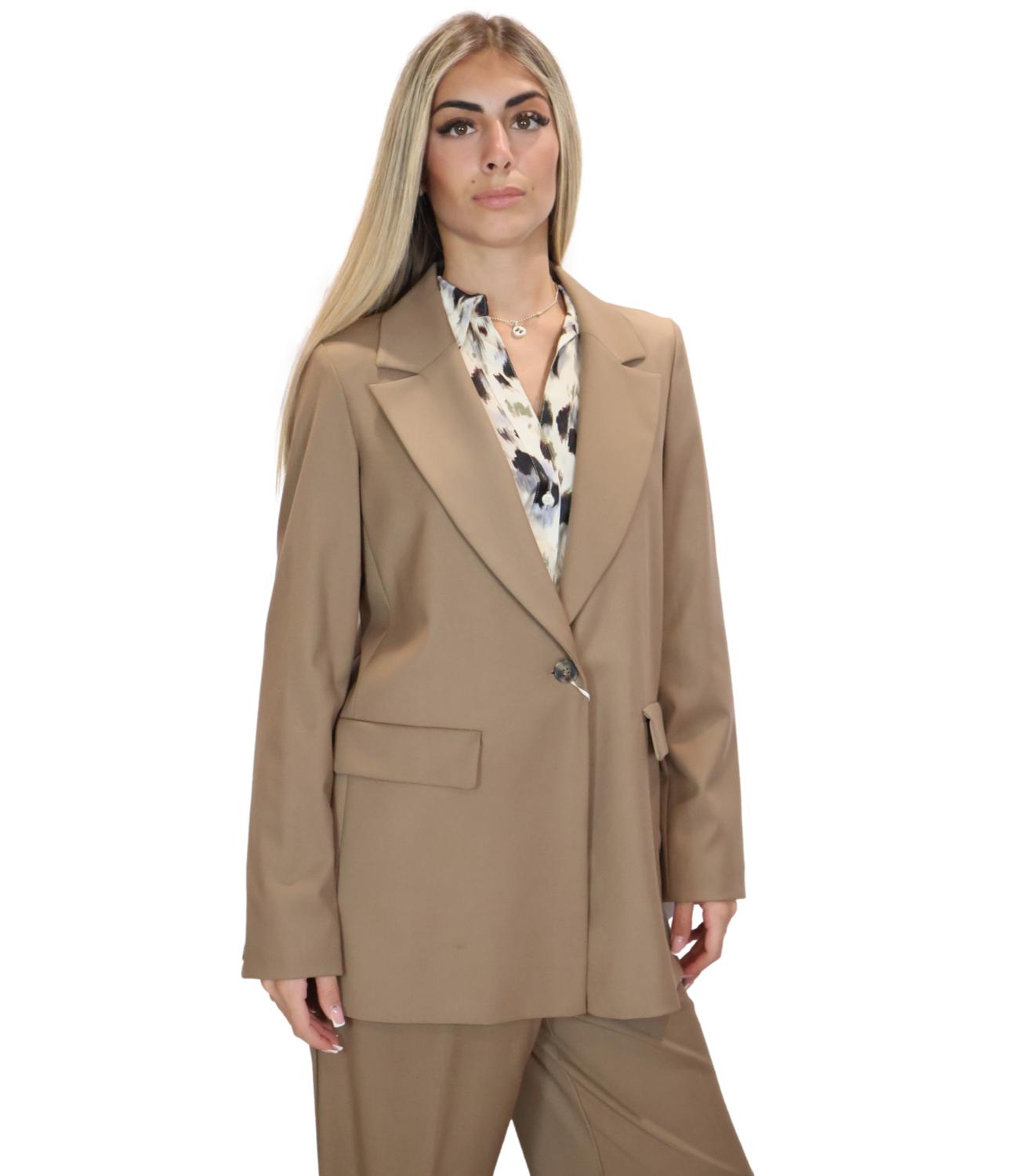Emme Marella Giacca Beige da Donna