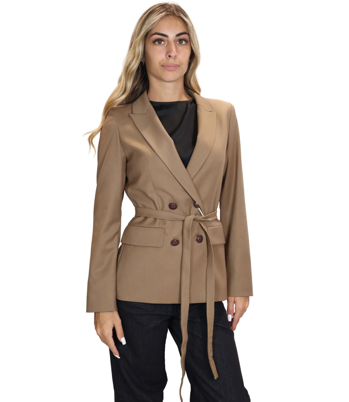 Emme Marella Giacca Beige da Donna