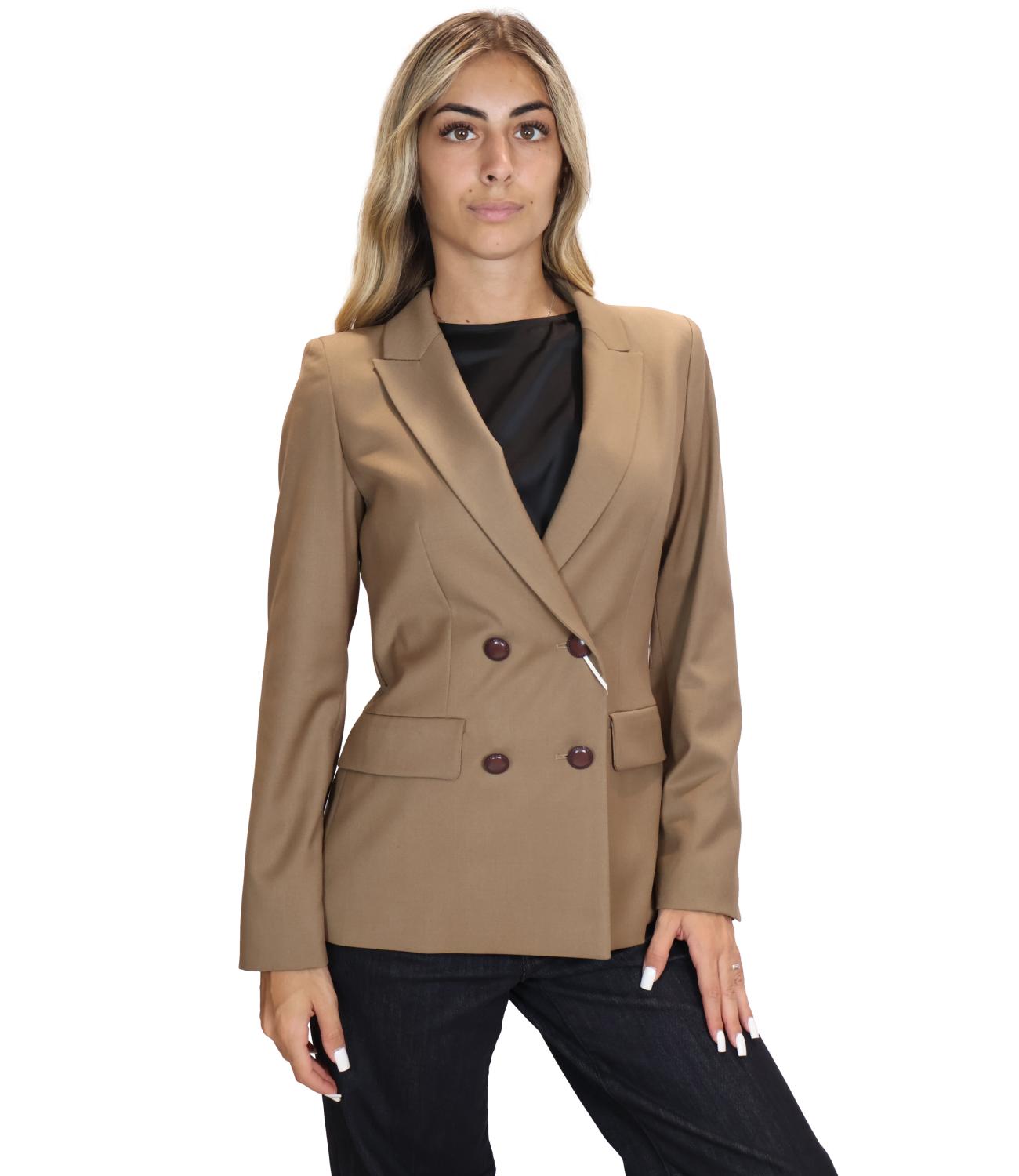 Emme Marella Giacca Beige da Donna