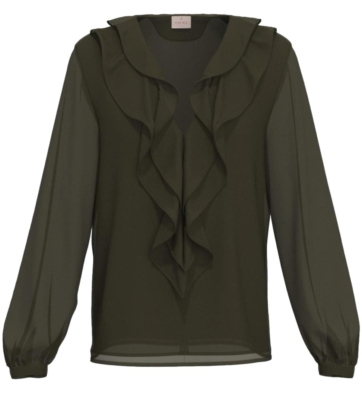 Emme Marella Camicia Verde Militare da Donna