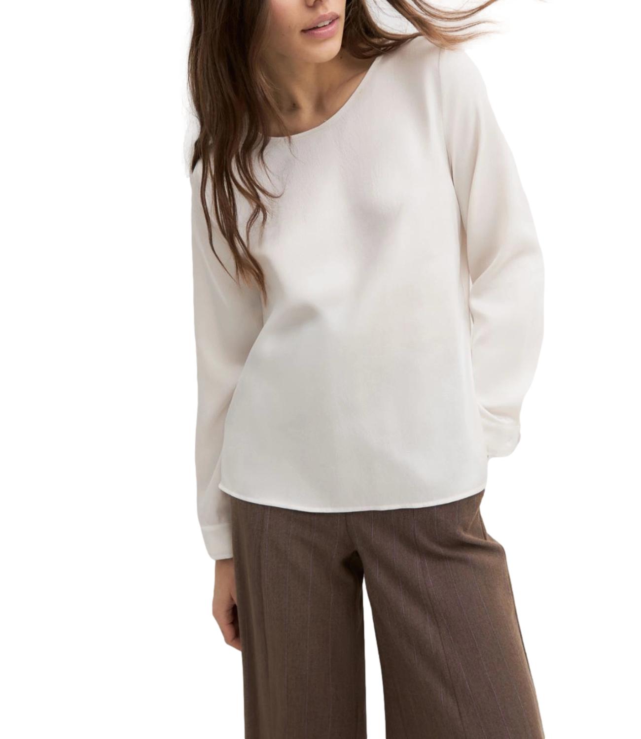 Emme Marella Camicia Bianco Lana da Donna
