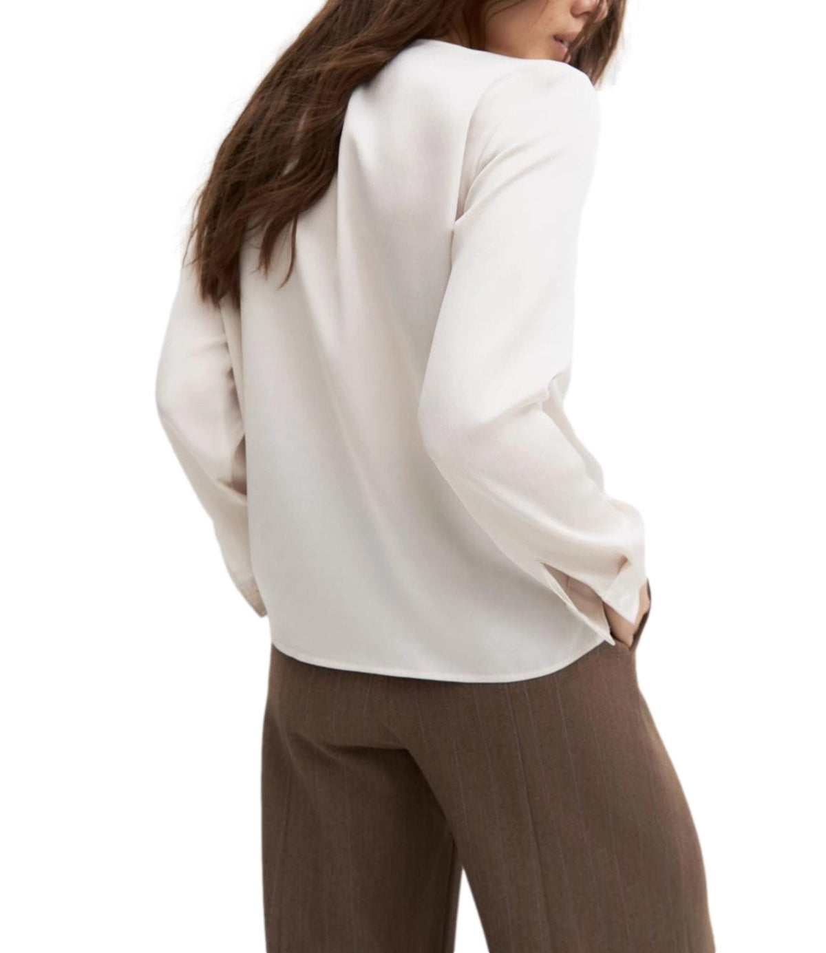 Emme Marella Camicia Bianco Lana da Donna