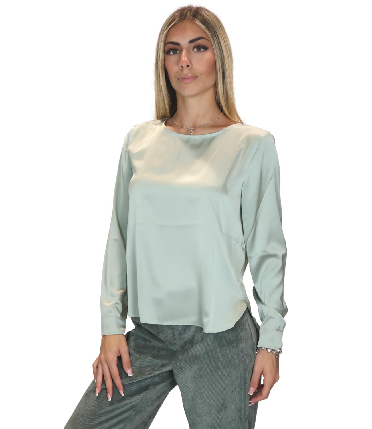 Emme Marella Camicia Verde Opale da Donna