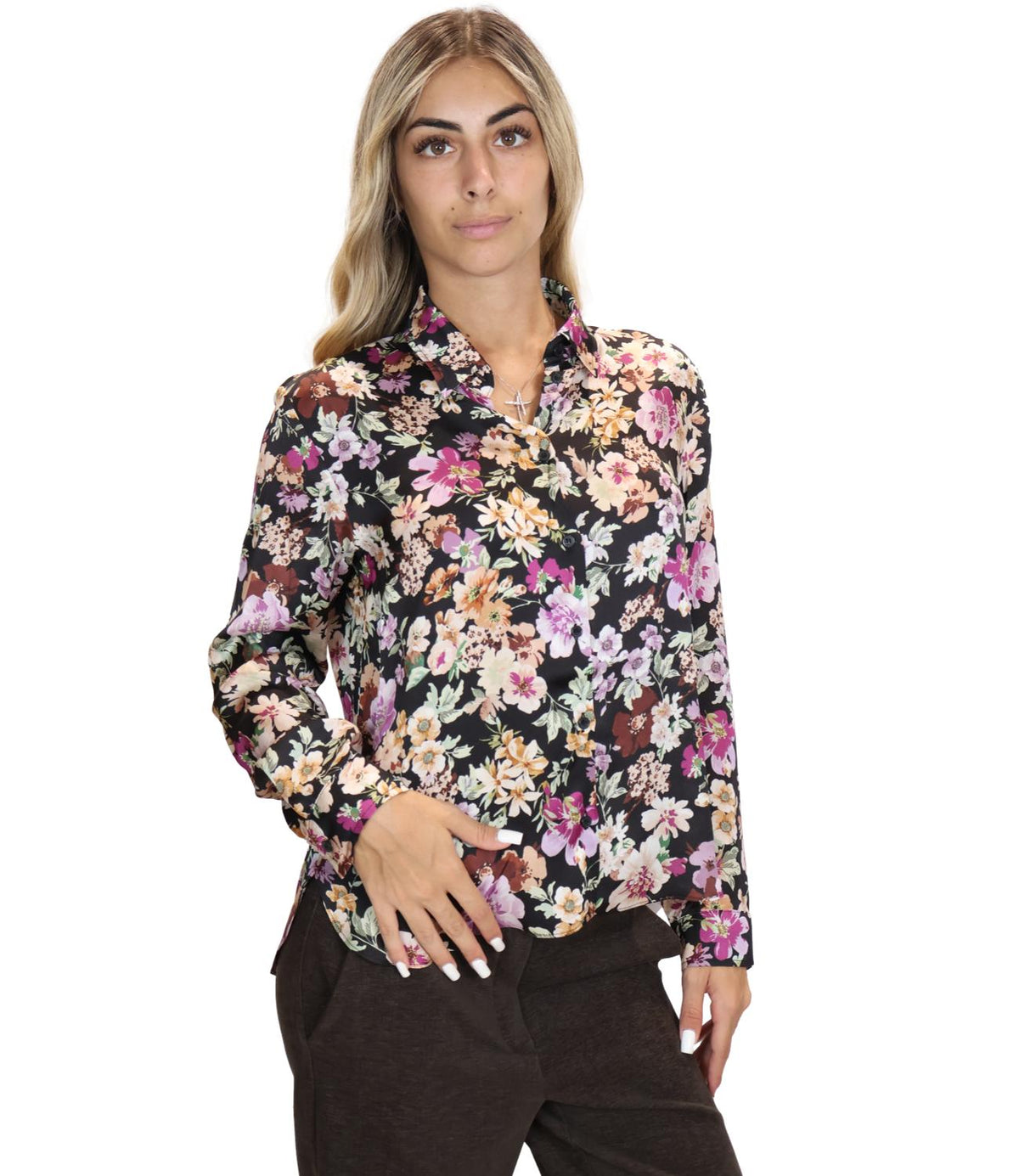 Emme Marella Camicia Nero da Donna