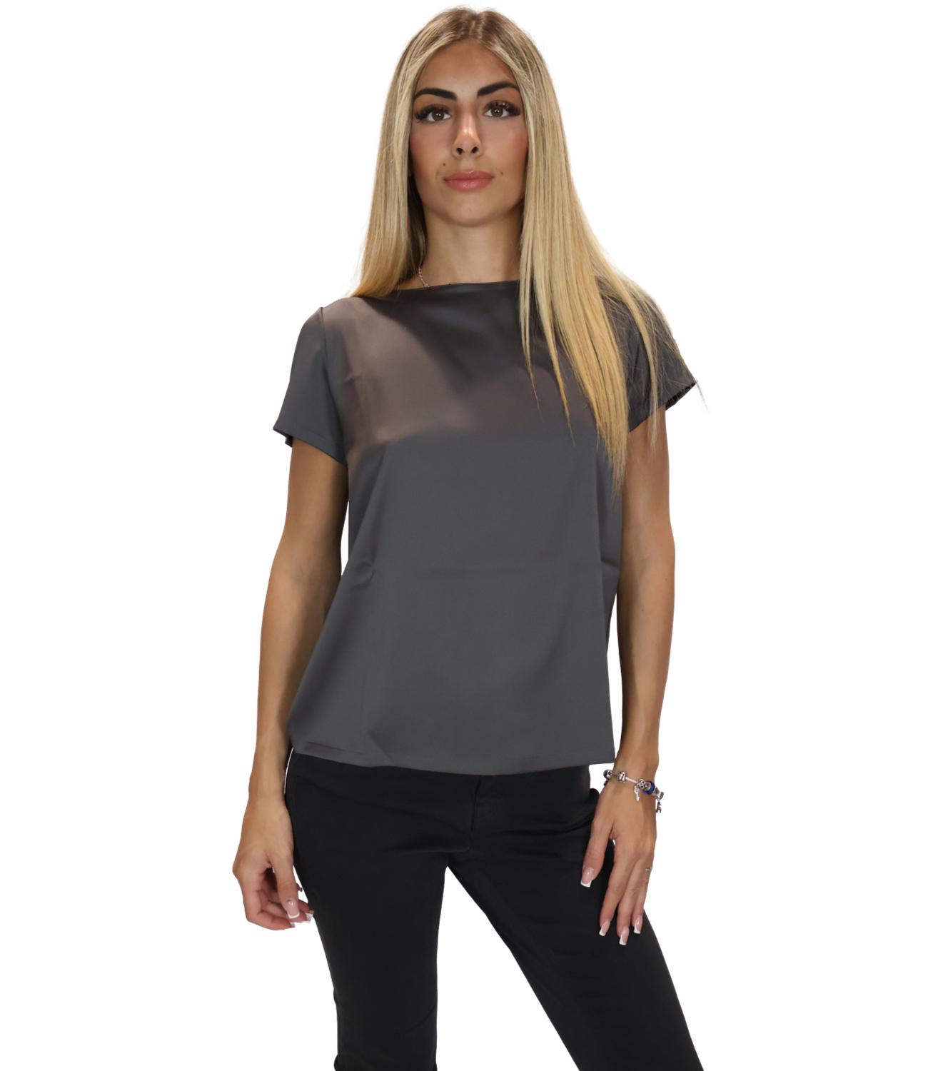 Emme Marella Camicia Grigio Ardesia da Donna
