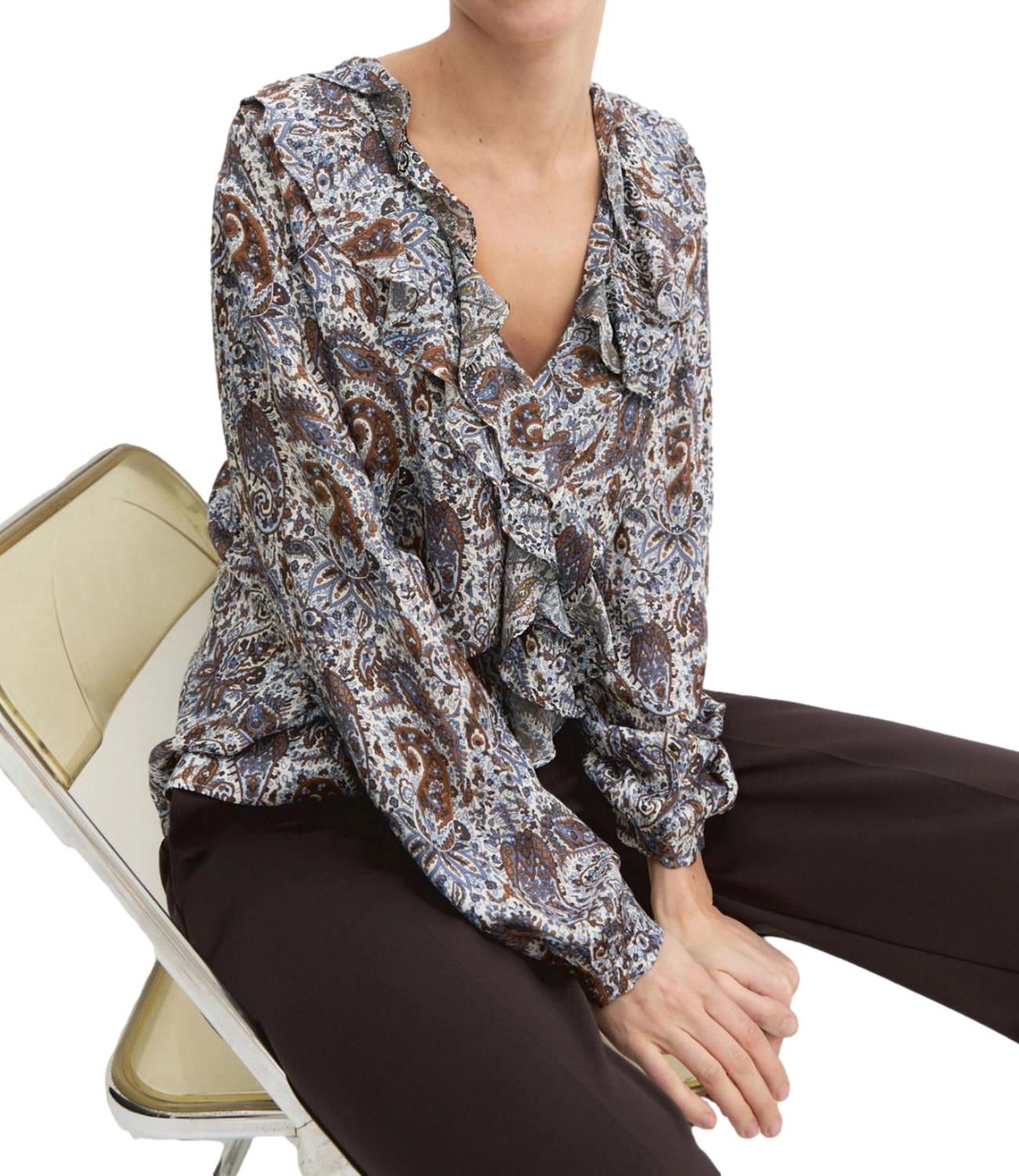 Emme Marella Camicia Bianco Lana da Donna