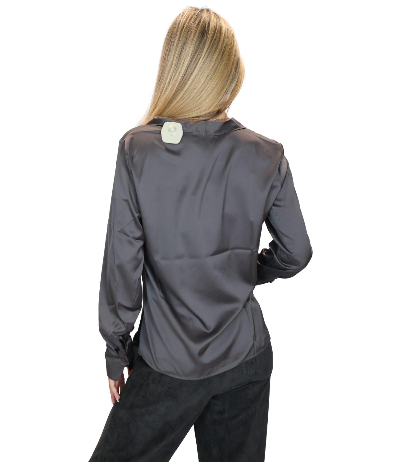 Emme Marella Camicia Grigio Ardesia da Donna