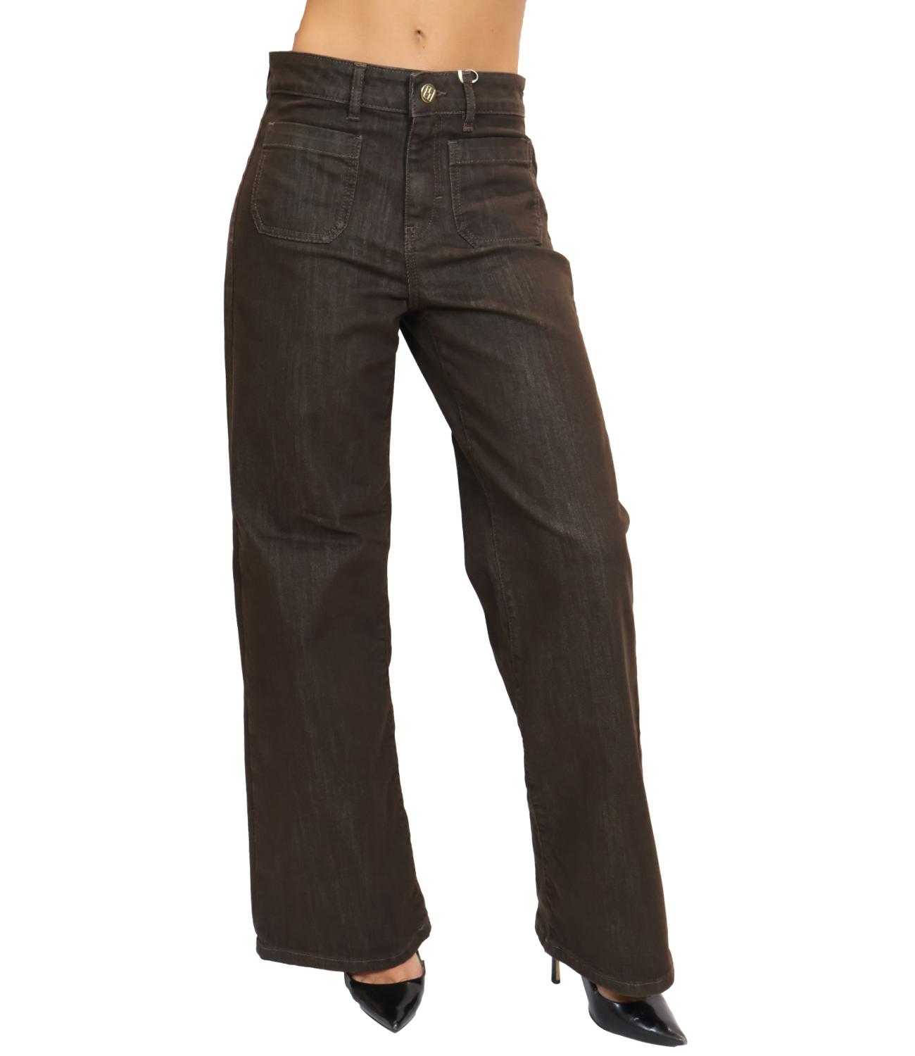 Emme Marella Pantalone Verde Sottobosco da Donna